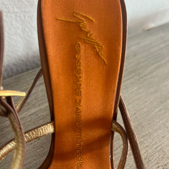 Giuseppe Zanotti Seahorse Crystal Sandal- Heel - Picture 7 of 14